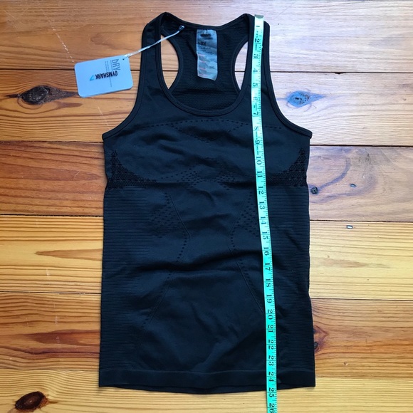 Gymshark Flawless Knit Vest Black Mesh Top, NWT, M - Picture 9 of 13